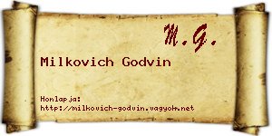Milkovich Godvin névjegykártya